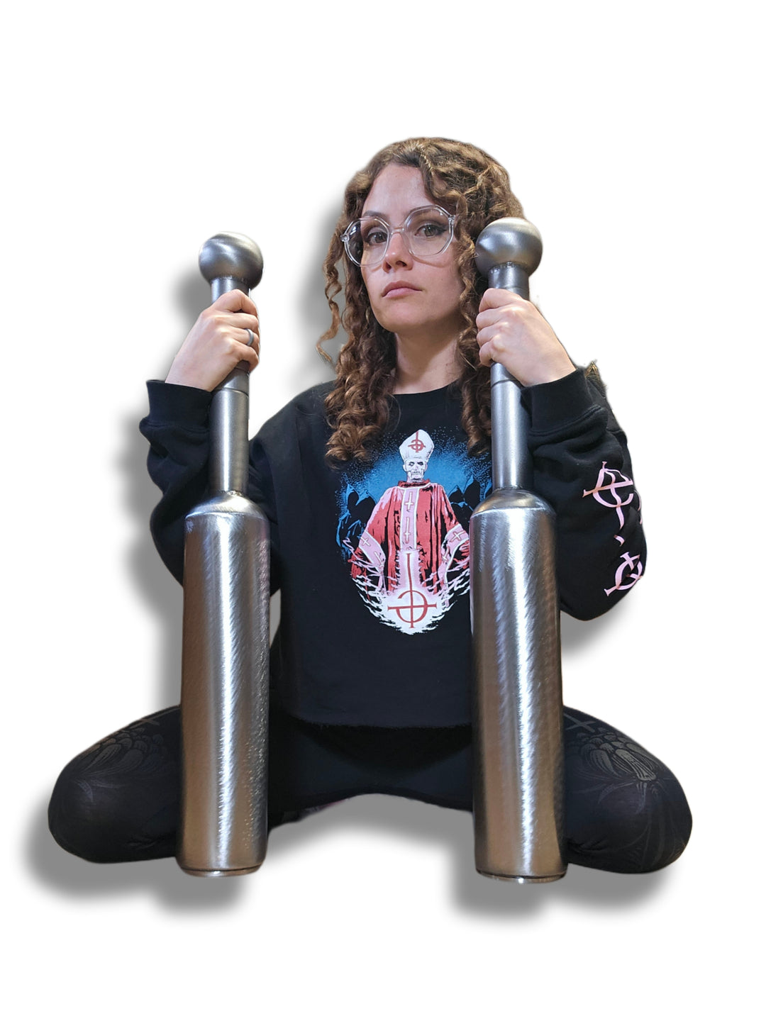 Thick Handled Barrel Club Pair