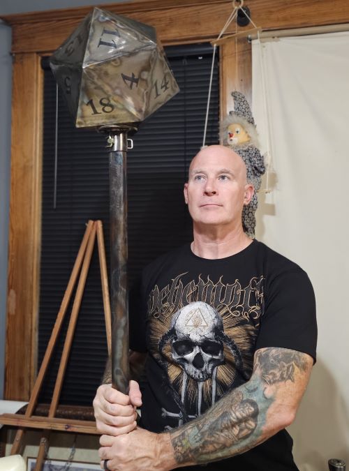 Majestic Metal Mace D20 10"