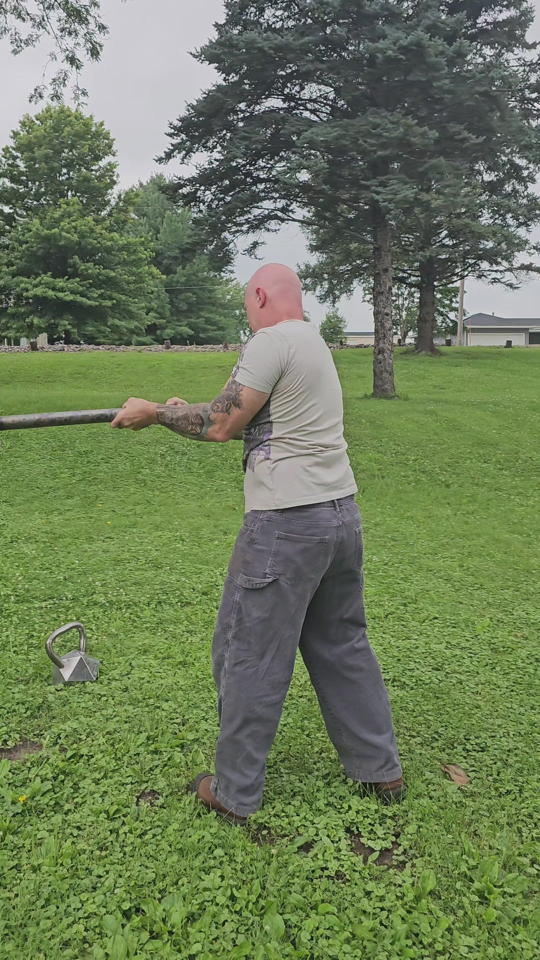 One of a kind 12" D20 Flame Graffiti Mace