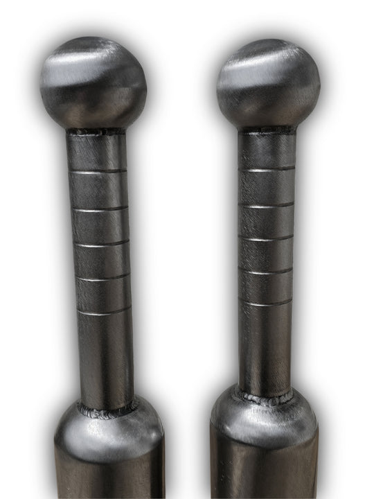 Thick Handled Barrel Club Pair