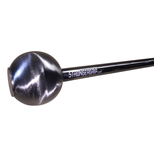 Stronger Grip - Majestic Mace with 6" Loadable Globe Shiny Finish