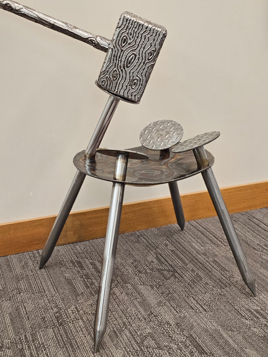 Metal Health Giant Hammer Giant Nail table Art