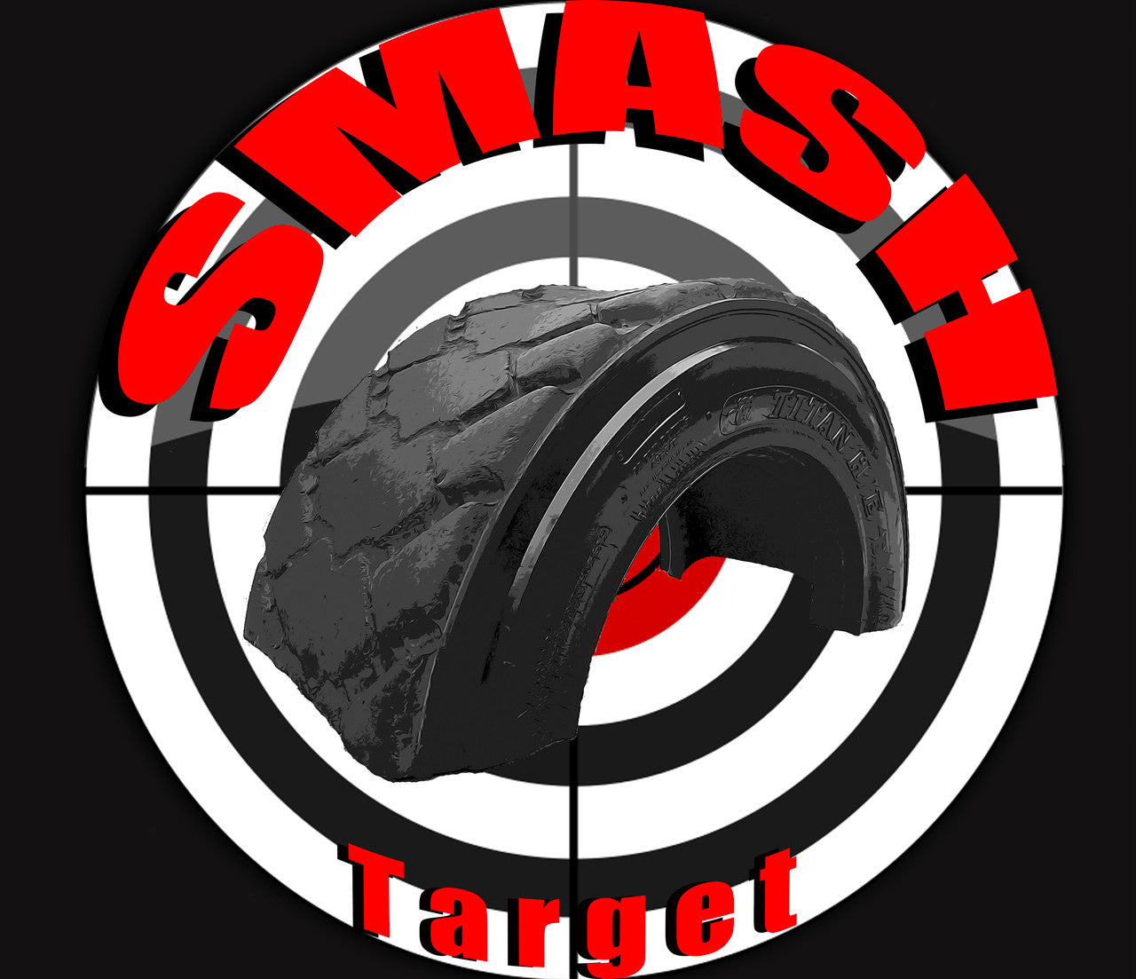 Target Smashed Image SMASH Target Sledgehammer training solution – StrongerGrip