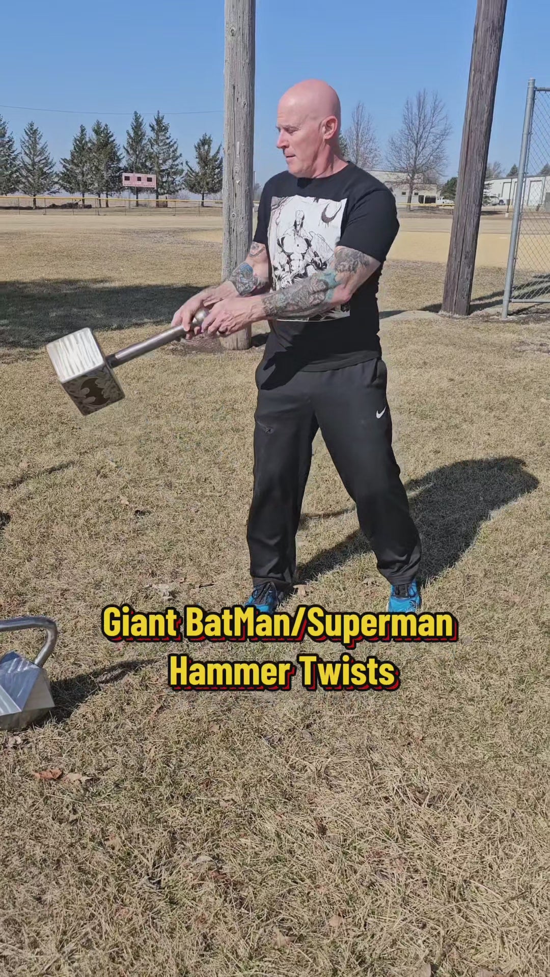 Superman/ Batman Giant Thor hammer
